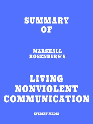 cover image of Summary of Marshall Rosenberg's Living Nonviolent Communication